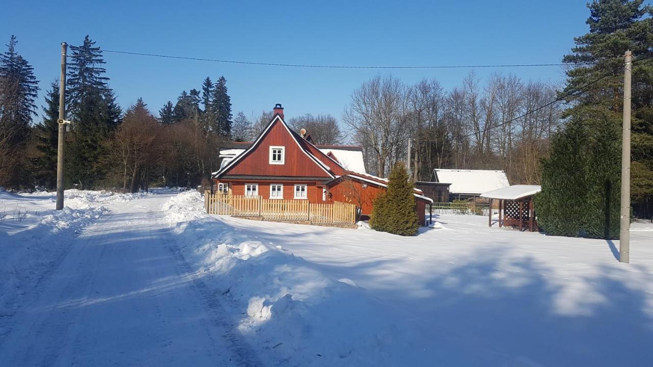 Chalupa u lesa Červená Voda Bagian luar foto
